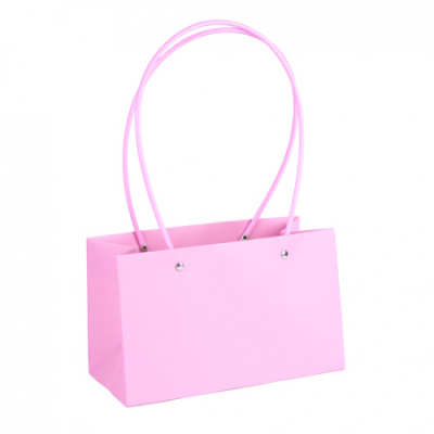 Сумочка для цветов розовая лаванда 22*10,5*13,5 см 1 шт