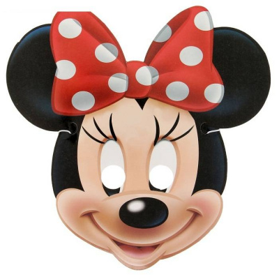 Маска картон Минни Маус 1 шт