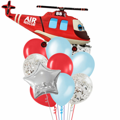 Букет Вертолет спасательный 11 шт Букет Вертолет спасательный 11 шт