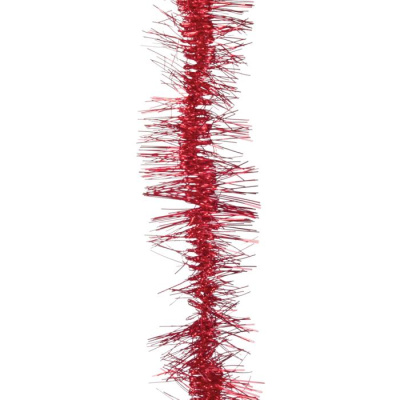 К Мишура красная d- 4 см 2 м  К Мишура красная d- 4 см 2 м