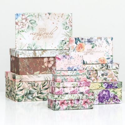 Коробка прямоуг Летняя феерия №2 1 шт