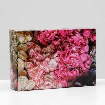 Коробка складная Букет цветов 16*23*7,5 см 1 шт