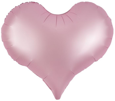 Шар фольга без рисунка Сердце 24" розовое матовое Люкс (FL) Шар фольга без рисунка Сердце 24" розовое матовое Люкс (FL)