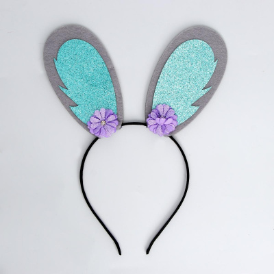 Ободок ушки зайчика Красотка 1 шт