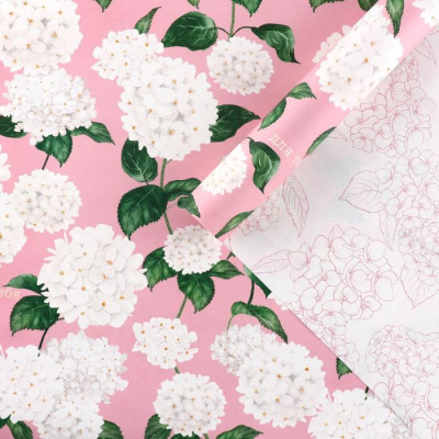 Бумага крафт двусторон Гортензия 70*100 см 1 шт