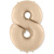 Шар Цифра 8 кремовая 102 см (FM)