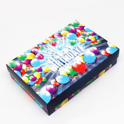 Коробка складная Лучший день в году 30*20*7 см 1 шт