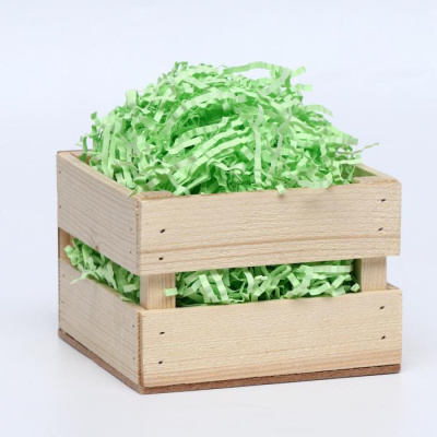 Наполнитель декор бумажный салатовый 100 гр 1 шт