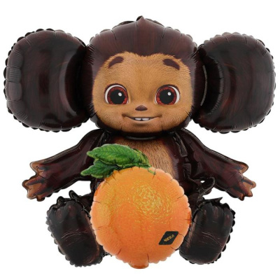 Шар фольга Фигура Под воздух Чебурашка 1 шт