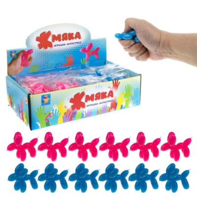 Игрушка жмяка Собака микс 7,2*6*3 см 1 шт Игрушка жмяка Собака микс 7,2*6*3 см 1 шт