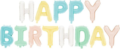 Шар Фигура Мини Надпись HB Макарунс 16*