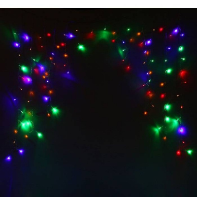 Гирлянда ш1 м в1 м нить силикон LED126 8 р мульти 1 шт Гирлянда ш1 м в1 м нить силикон LED126 8 р мульти 1 шт