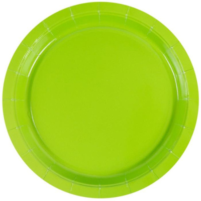Тарелка Веселая Затея Светло-зеленая 17 см 6 шт