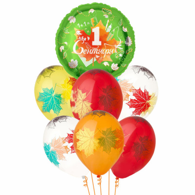 Букет 1 Сентября! Кленовые листья кристалл 7 шт Букет 1 Сентября! Кленовые листья кристалл 7 шт