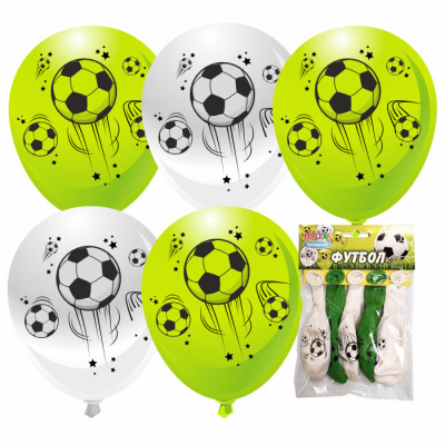 Набор шаров MAXI Праздник Футбол 5 шт Набор шаров MAXI Праздник Футбол 5 шт