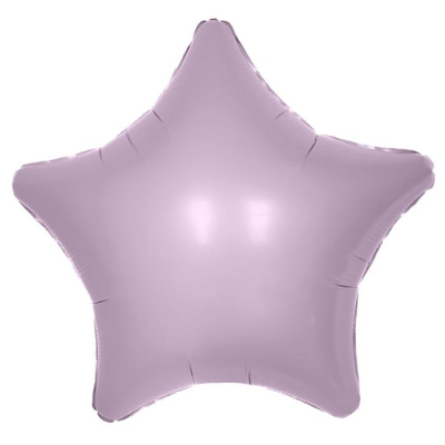 Шар фольга без рисунка Звезда 19" Мистик Орхидея (Ag)