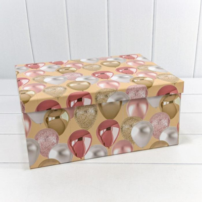 Коробка прямоуг Шары №2 18,8*12,7*7,5 см 1 шт