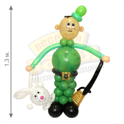 Фигура из шаров Охотник 1,3 м Фигура из шаров Охотник 1,3 м