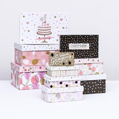 Коробка прямоуг От всей души №7 23,5*15,5*10 см 1 шт