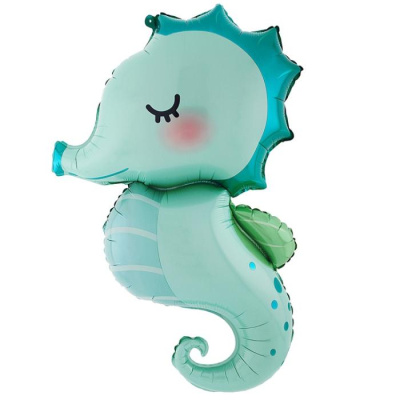 Шар фольга Фигура Конек морской (ВЗ)